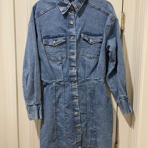 Divided Blue Denim Dress